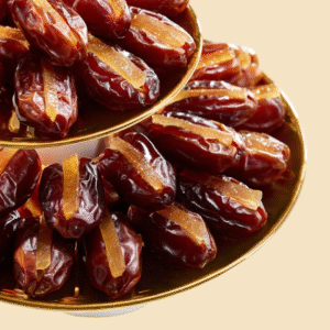 تمر مجدول محشو مكسرات مشكّلة
